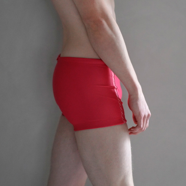 후그 / 솔리드 미니사각 슬림핏 남자 실내수영복 MFA906 + 디자인 수모 증정