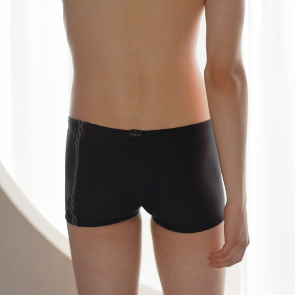 후그 / 솔리드 미니사각 슬림핏 탄탄이 남자 실내수영복 MFT915 + 디자인 수모 증정