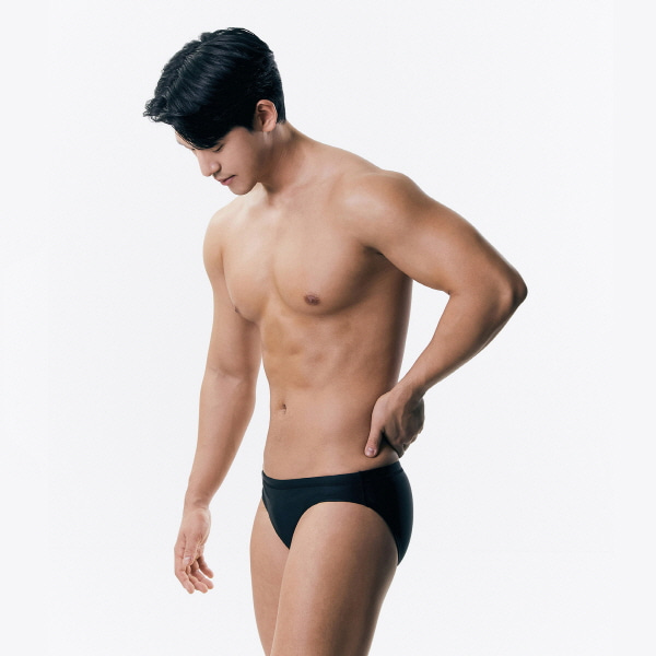 센티 / 블랙스완 다이빙핏 삼각 남자 실내 수영복 MST-5001 디자인 수모 증정