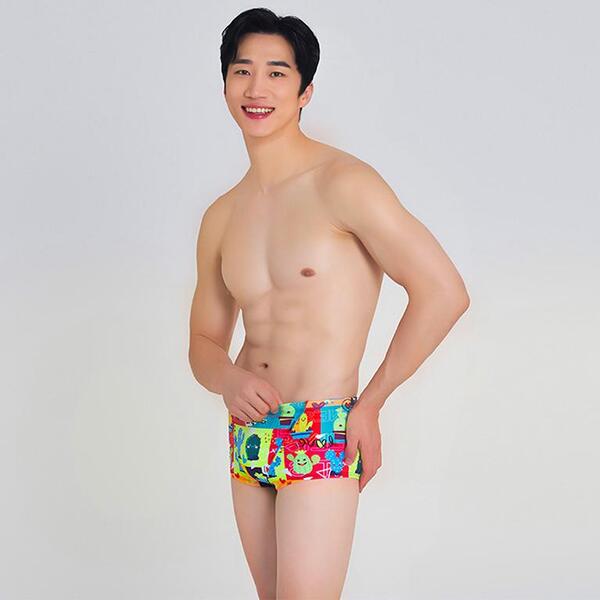 랠리 / 남자 수영복 세트 NSMR474 + 디자인 수모 증정