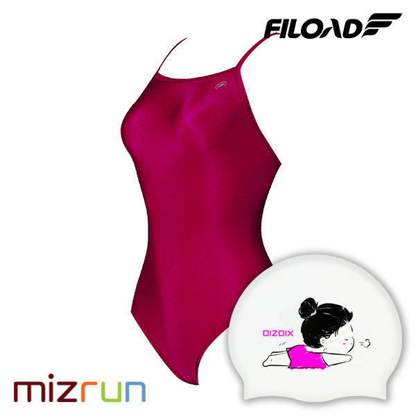 필로드 / 여자 수영복 세트 FLCE-0011 + 디자인 수모 증정