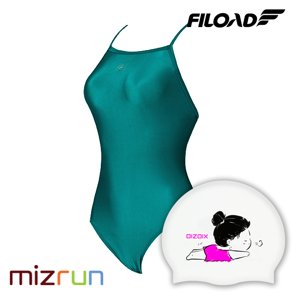 필로드 / 여자 수영복 세트 FLCE-0015 + 디자인 수모 증정