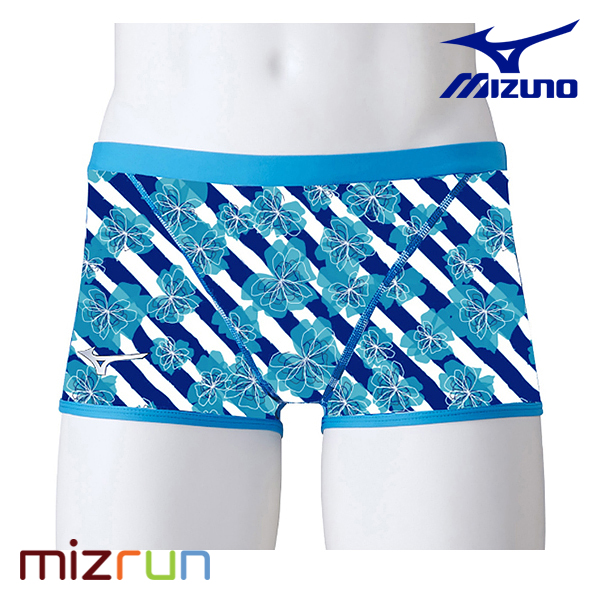 미즈노 / 사각 탄탄이 수영복 블루 N2MBA065-28