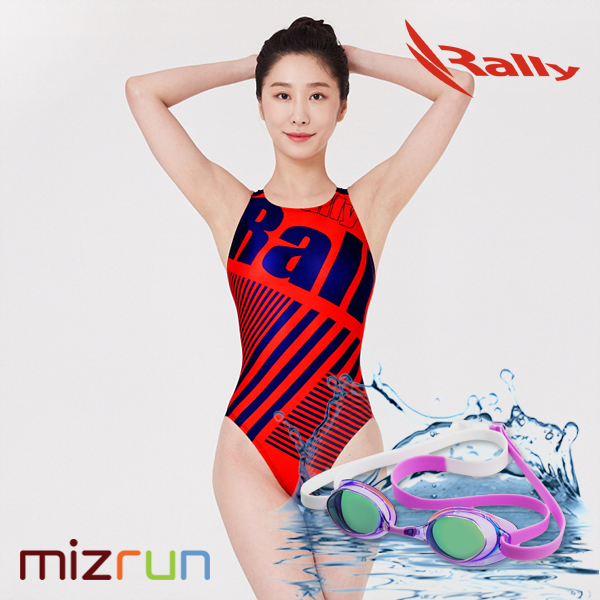 랠리 / 여자 수영복 세트 MSLA220 수경+브라캡+폴리백