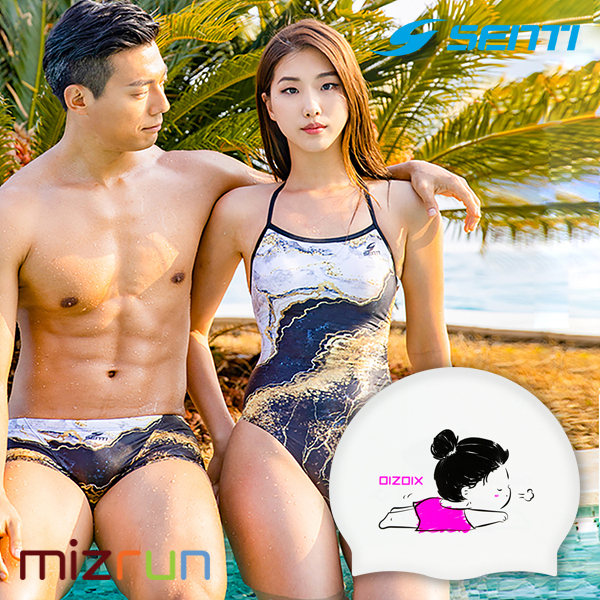 센티 / 여자 수영복 세트 WSM-20936 + 디자인 수모 증정