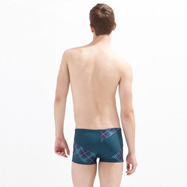 후그 / 슬라이스 미니사각 슬림핏 남자 실내 수영복 MFT878 + 디자인 수모 증정
