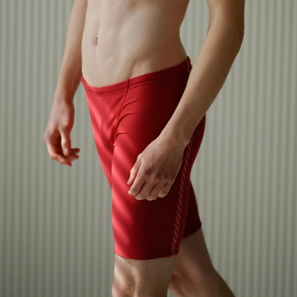 후그 / 솔리드 5부 슬림핏 탄탄이 남자 실내수영복 MLT916 + 디자인 수모 증정