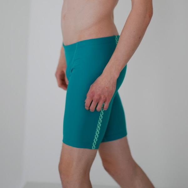 후그 / 솔리드 5부 슬림핏 탄탄이 남자 실내수영복 MLT917 + 디자인 수모 증정