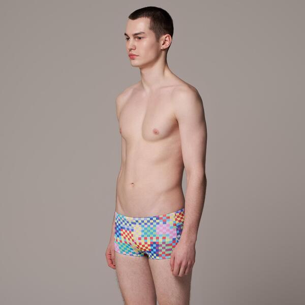 랠리 남자 실내 수영복 탄탄이 숏사각 스퀘어 OSMR676 디자인 수모 증정