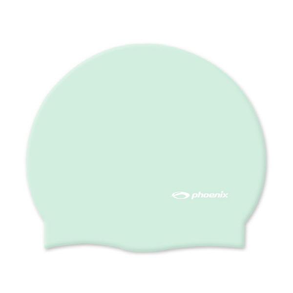 피닉스 실리콘 로고 수영모 솔리드형 PSC-01 민트