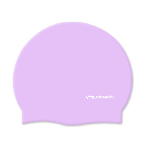 피닉스 실리콘 로고 수영모 솔리드형 PSC-01 바이올렛