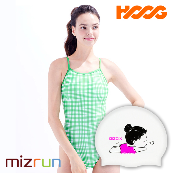 후그 / 여자 수영복 세트 WSA1568 + 디자인 수모 증정