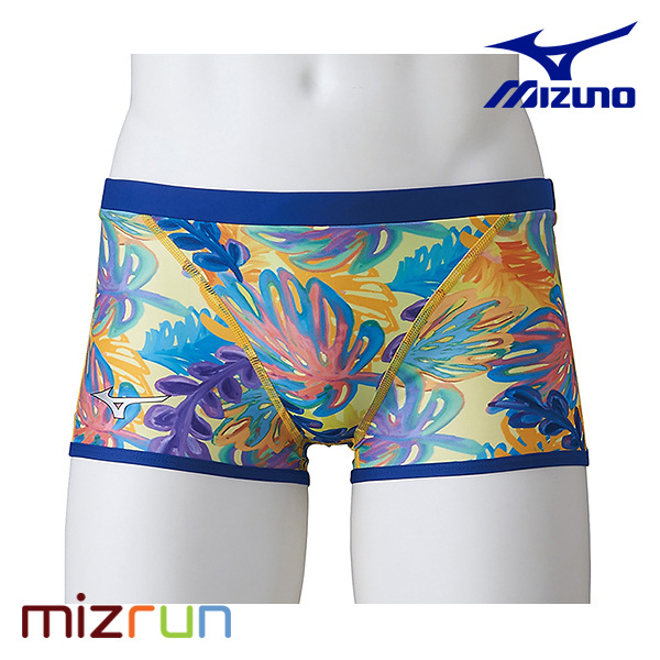 미즈노 / 사각 탄탄이 수영복 옐로우 N2MBA069-45