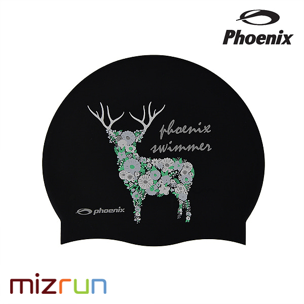 피닉스 / 디자인 실리콘 수모 사슴 deer Black