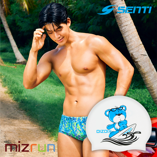 센티 / 남자 세미 숏사각 수영복 플루토 LM MSP-23471 + 디자인 수모 증정