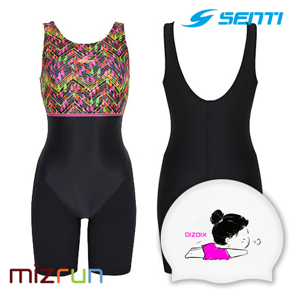 센티 / 여자 수영복 세트 WSA-20504 + 디자인 수모 증정