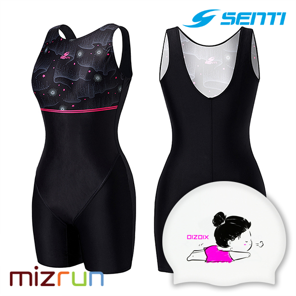 센티 / 여자 수영복 세트 WSA-23502 + 디자인 수모 증정