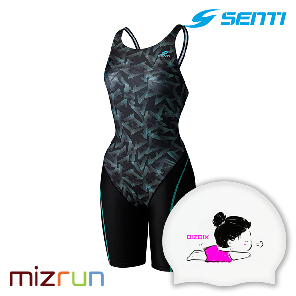 센티 / 여자 5부 실내 수영복 메테오로 MT WSDT-23112 + 디자인 수모 증정