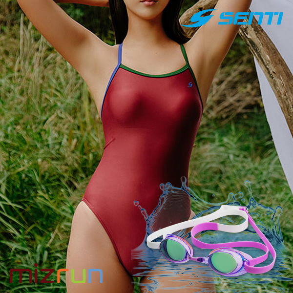 센티 / 여자 수영복 세트 WSM-2081 + 수경 증정