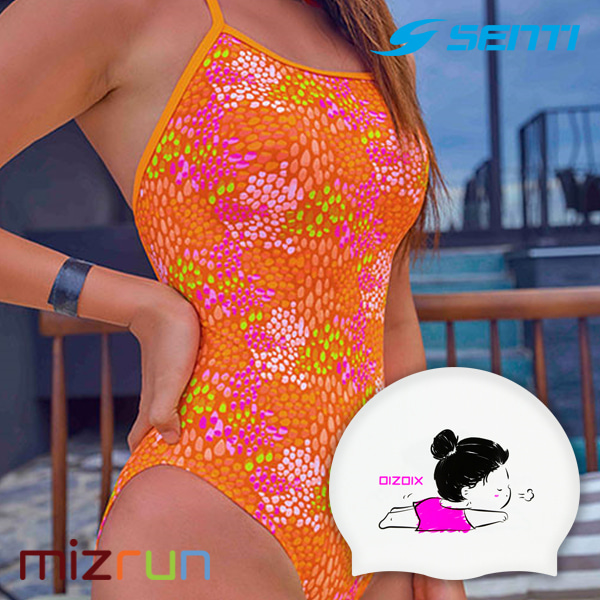 센티 / 여자 수영복 세트 WSM-21937 + 디자인 수모 증정