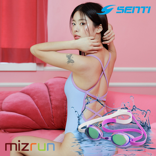 센티 / 여자 수영복 세트 WSM-23P50 + 수경 증정