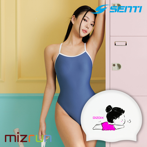 센티 / 여자 수영복 세트 WSM-23P61 + 디자인 수모 증정