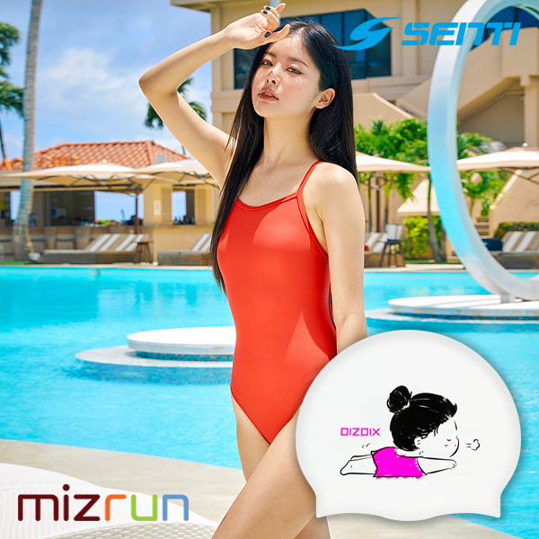 센티 / 여자 수영복 세트 WSM-23P72 + 디자인 수모 증정