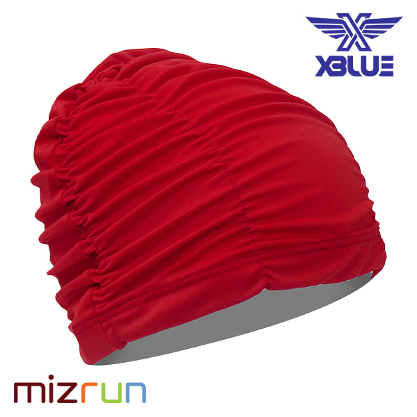 엑스블루 / 아쿠아 주름수모 빨강 XBL-7300 RED
