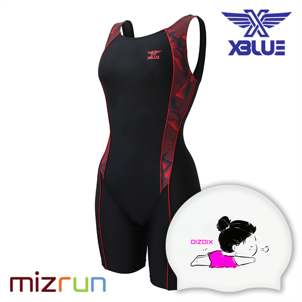 엑스블루 / 여자 반전신 수영복 아쿠아복 XWU-5031-18 + 디자인 수모 증정