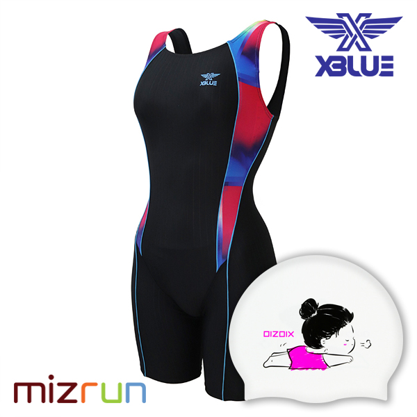 엑스블루 / 여자 반전신 수영복 아쿠아복 XWU-5031-19 + 디자인 수모 증정